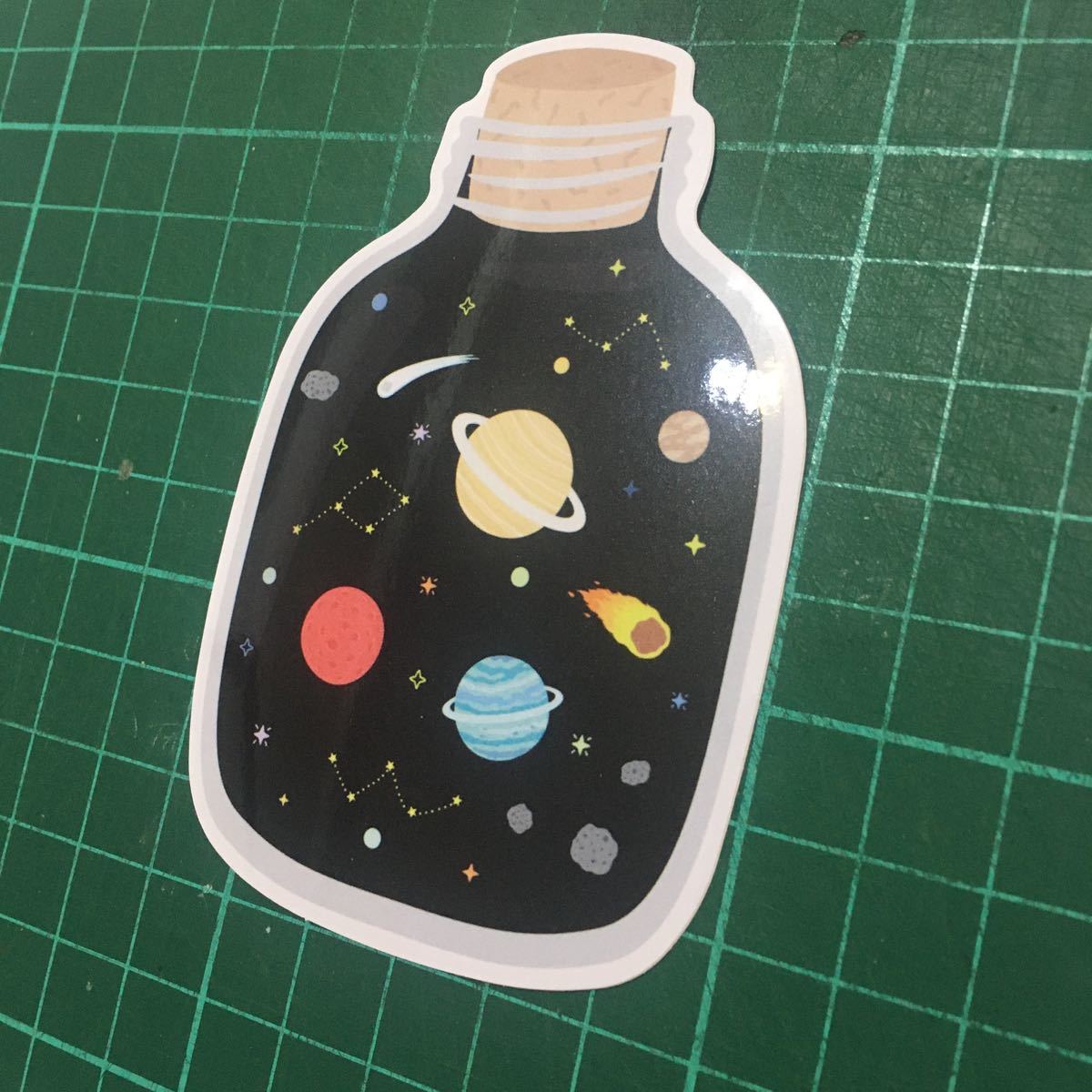 ステッカー瓶/宇宙コレクションシール@2085拍卖