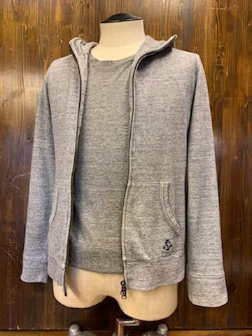 I994 メンズ パーカー ワンポイント 刺繍 ♪ ciaopanic チャオパニック ジップアップ グレー 無地 シンプル 細身 (8) /M拍卖