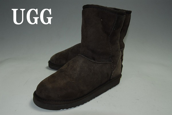DSA3682★アグ★21.5cm★クラシックトール★シープスキン★ハイカット★良品★完売必至!歴代の名作品★極暖★古着★シューズ★アウトドア拍卖