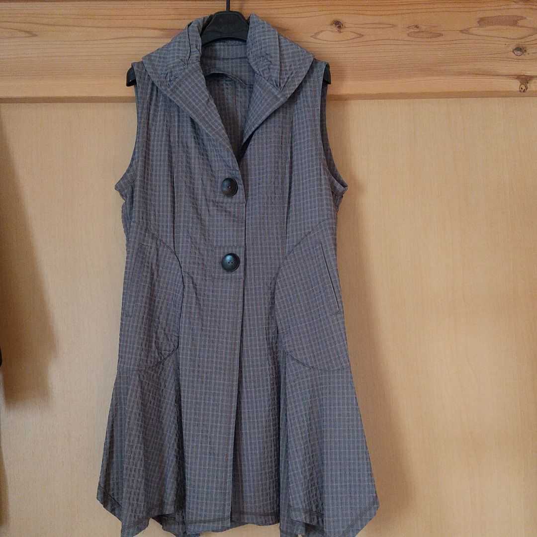 新品 Dere Meterロングベスト ジレ拍卖