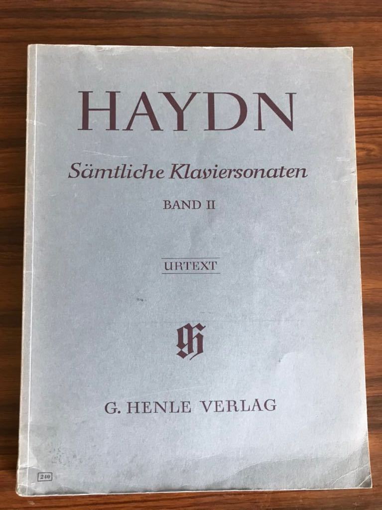 【訳あり】【希少】洋書 ドイツ語 楽譜 HAYDN/ハイドン/samtliche klaviersonaten/バルトーク:ピアノ・ソナタ/G. Henle Verlag拍卖