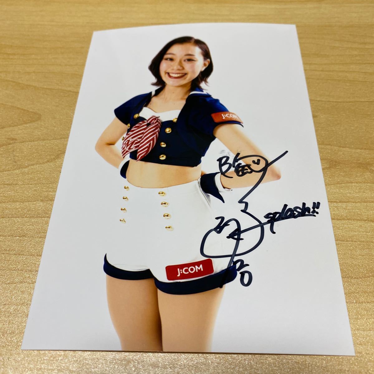 即決   2020チアリーダー 舞 千葉ロッテ M☆Splash!!特典 直筆サインフォト 陶子拍卖