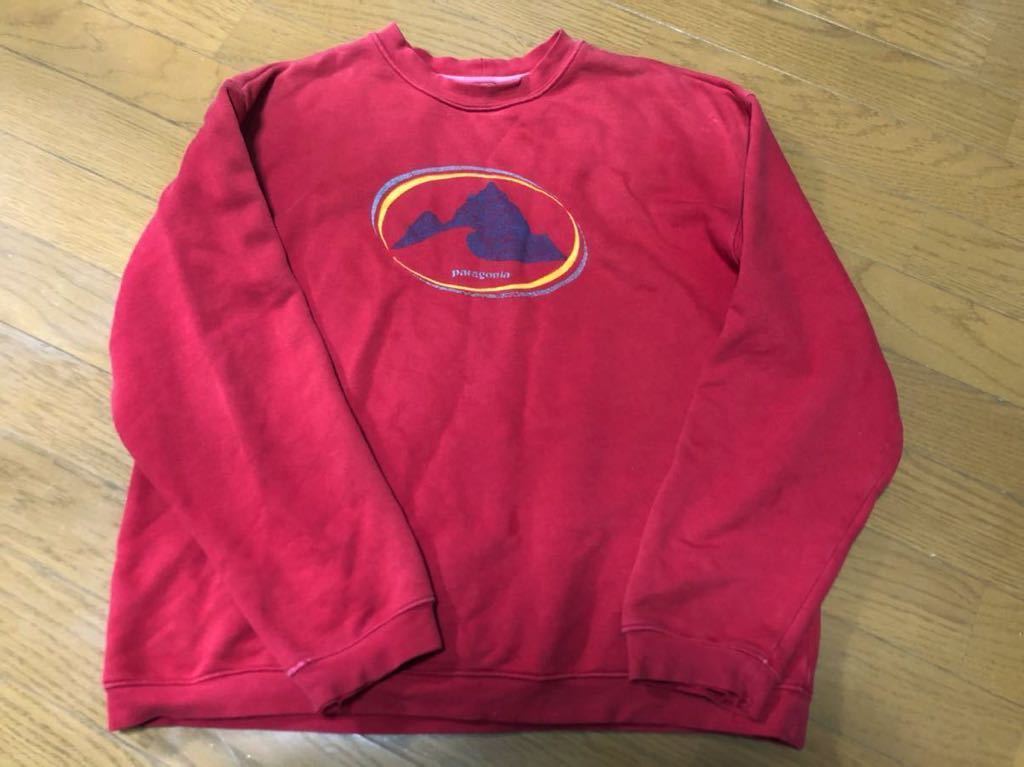 PATAGONIA パタゴニア オリジナルコットン スエット プリント トレーナー キッズ XL拍卖