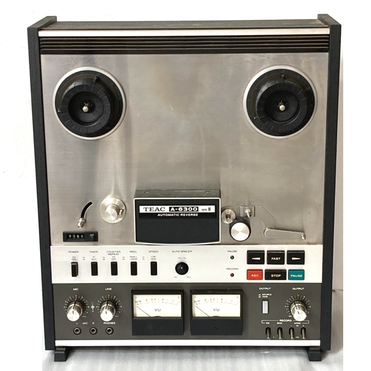 ☆☆【1円スタート】 TEAC ティアック オープンリールデッキ A-6300 MKII オーディオ機器 ジャンク品 全体的に状態が悪い拍卖