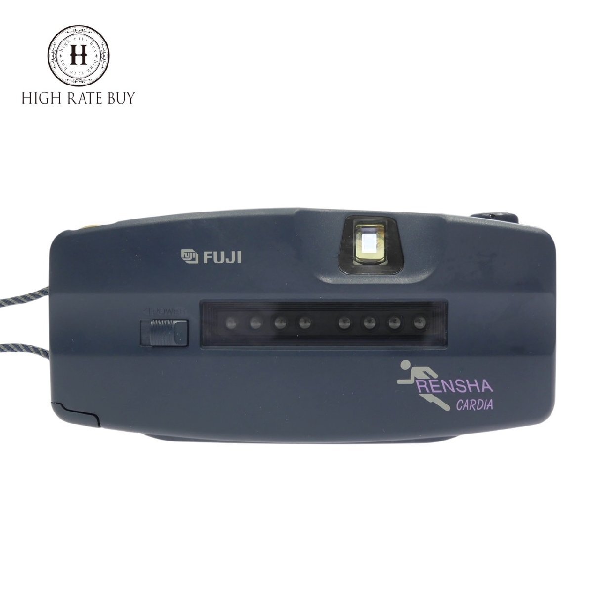 1円スタート FUJIFILM 富士フィルム RENSHA CARDIA 連写カルディア Byu-n ビューン 8連写 コンパクトカメラ フィルムカメラ 動作未確認拍卖