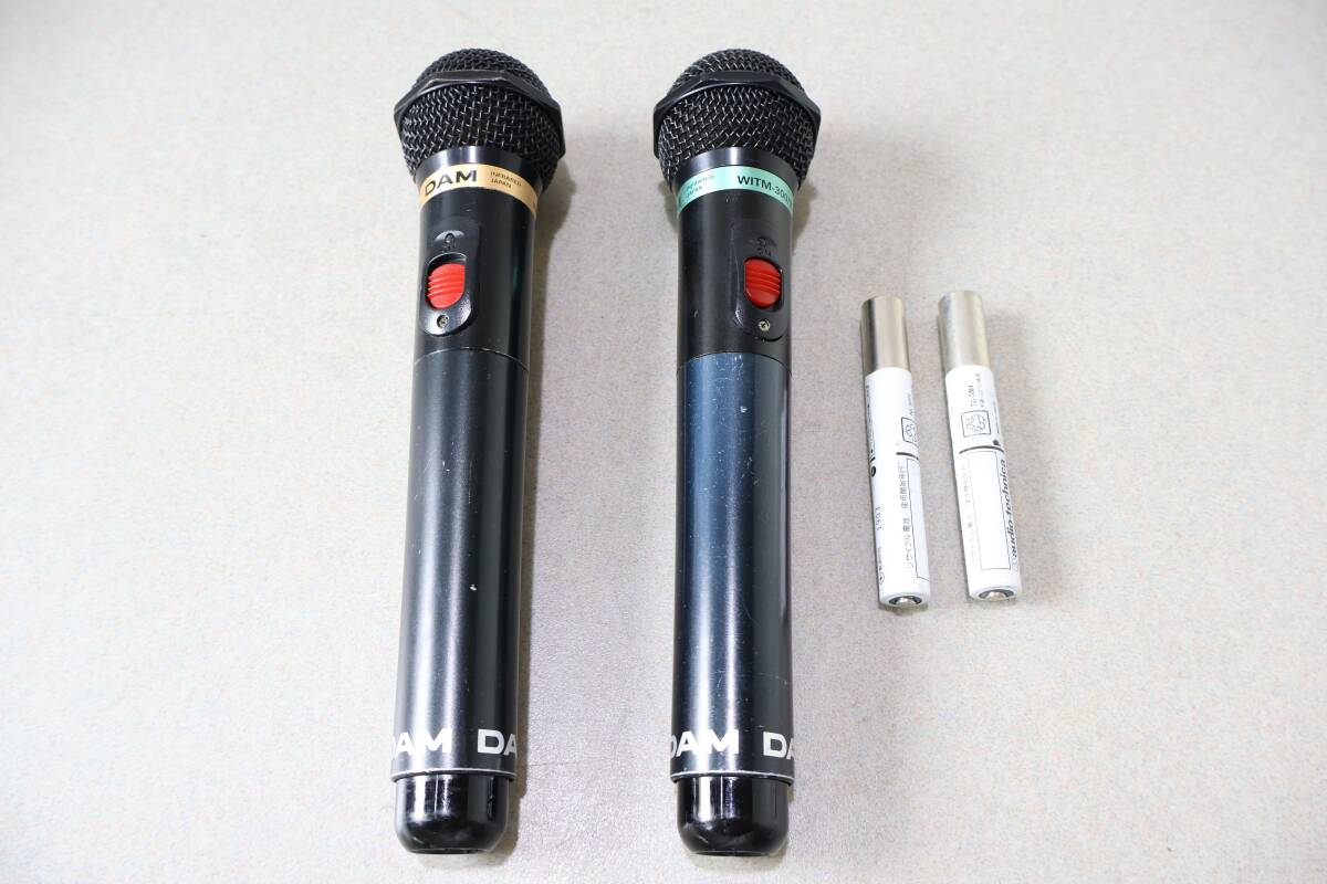 A0014 (1+2th) & 【2個セット】 第一興商 赤外線ワイヤレスマイク WITM-300A/Bセット 中古品拍卖