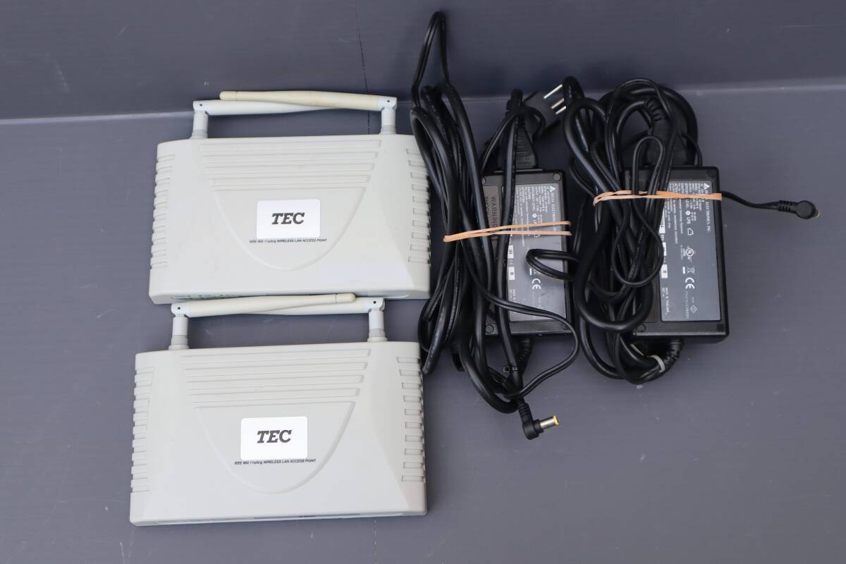 E8741(RK)(1) L 【2個セット】中古品 TEC 東芝テック 無線LANアクセスポイント AT-TQ2401拍卖