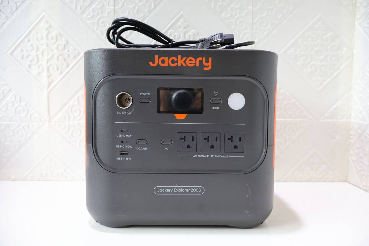 A0208(2) L Jackery ポータブル電源 2000 New JE-2000D 2042Wh/45600mAh拍卖