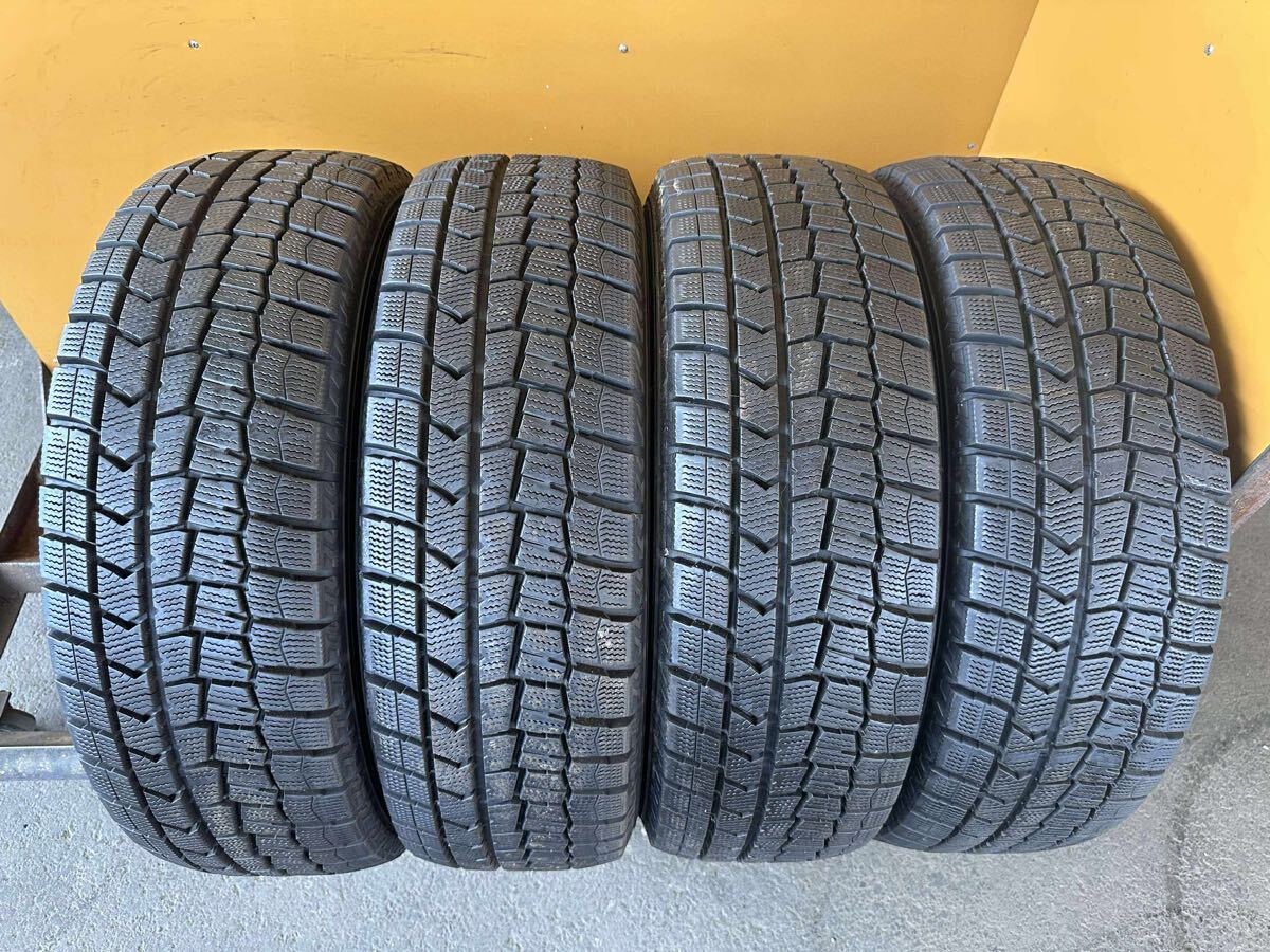 【 6614】★【送料無料】★195/65R15 4本セット冬タイヤバリ山 ダンロップ ウィンターマックス WM02 2021年拍卖