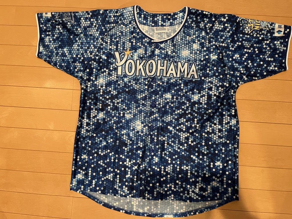 横浜DeNAベイスターズ・スターナイトレプリカユニフォーム、東(サイズ・フリー)+キッズユニ拍卖