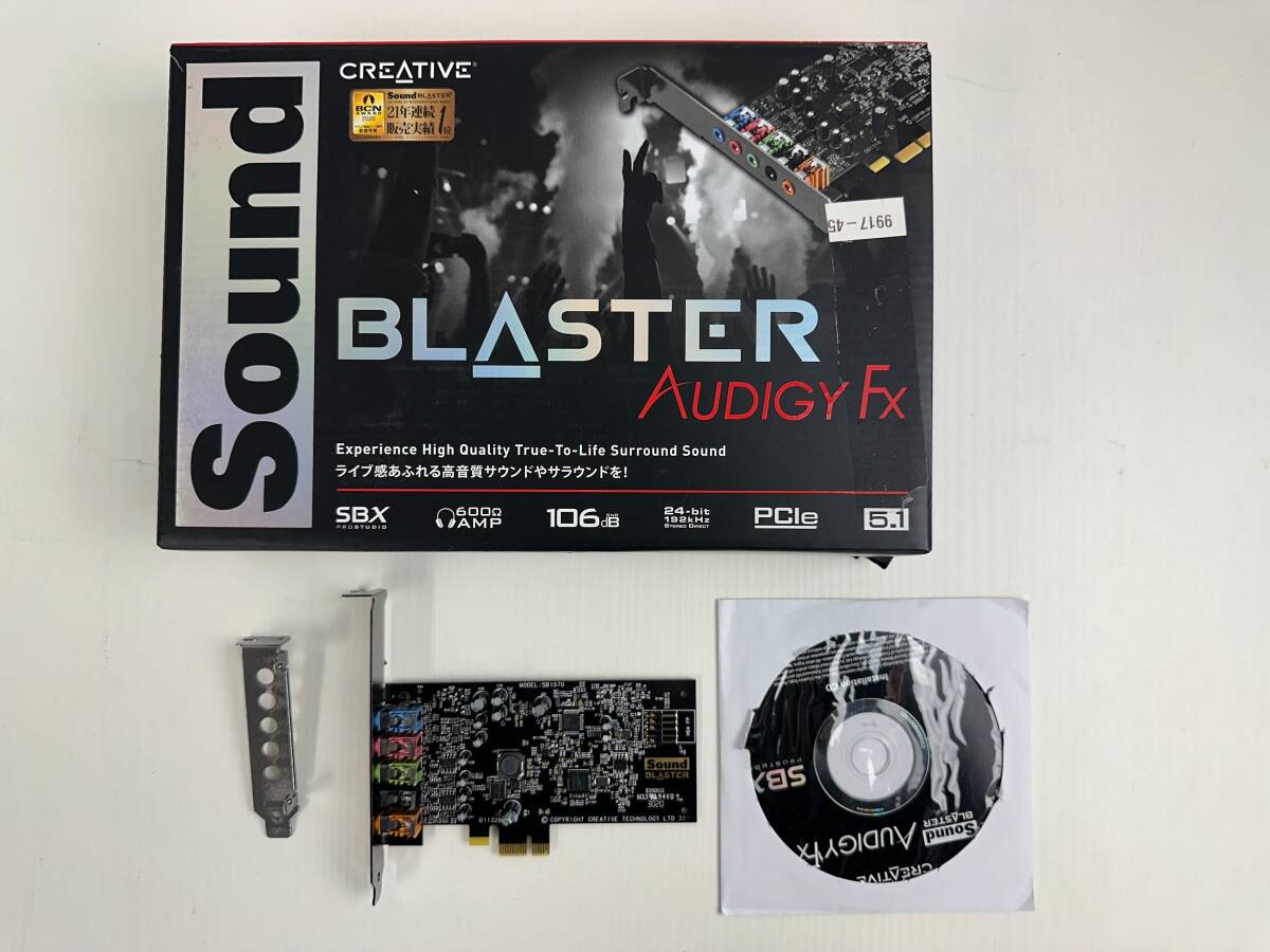 【送料無料】ジャンク サウンドカード Creative Sound Blaster SB-AGY-FX _428【最落なし】拍卖