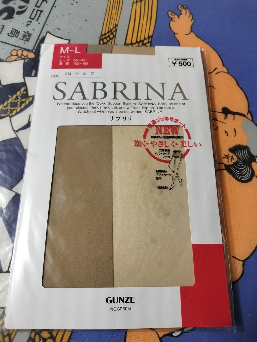 グンゼ サブリナ パンティストッキング カルロ gunze sabrina パンスト panty stocking M-L 快適ゾッキサポート 足型成型 マチ付 拍卖