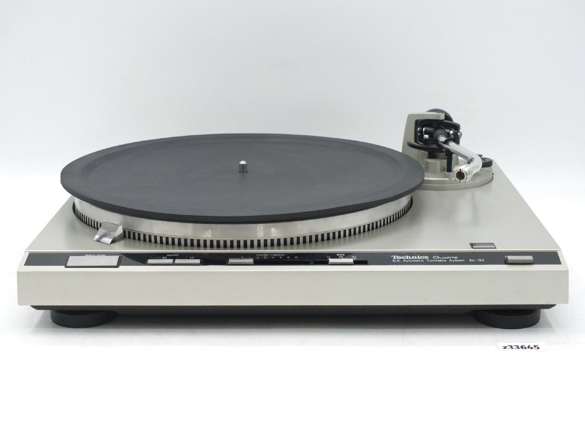 【z33645】Technics テクニクス レコードプレーヤー SL-Q3 通電確認済み ターンテーブル オーディオ機器 格安スタート拍卖