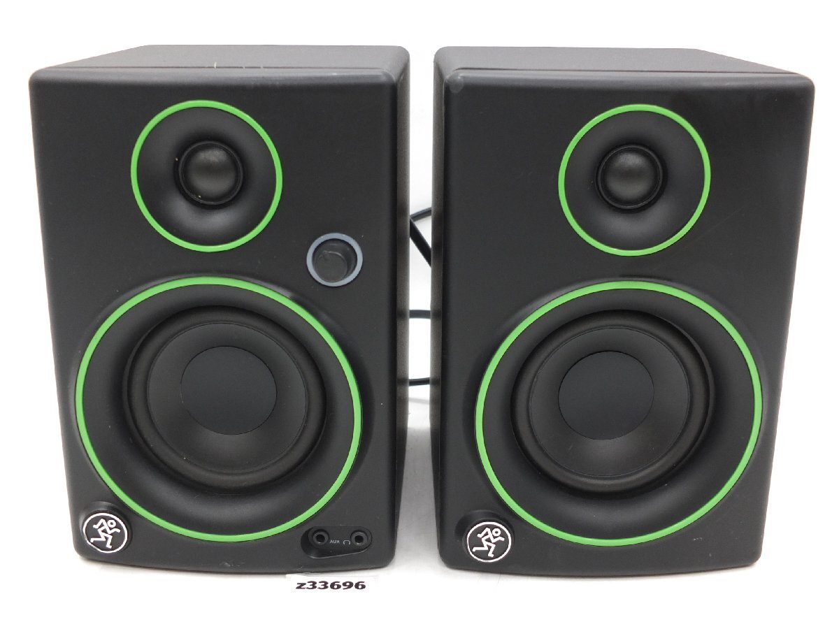 【z33696】MACKIE マッキー CR3 モニタースピーカー ペア 通電確認済み 格安スタート拍卖