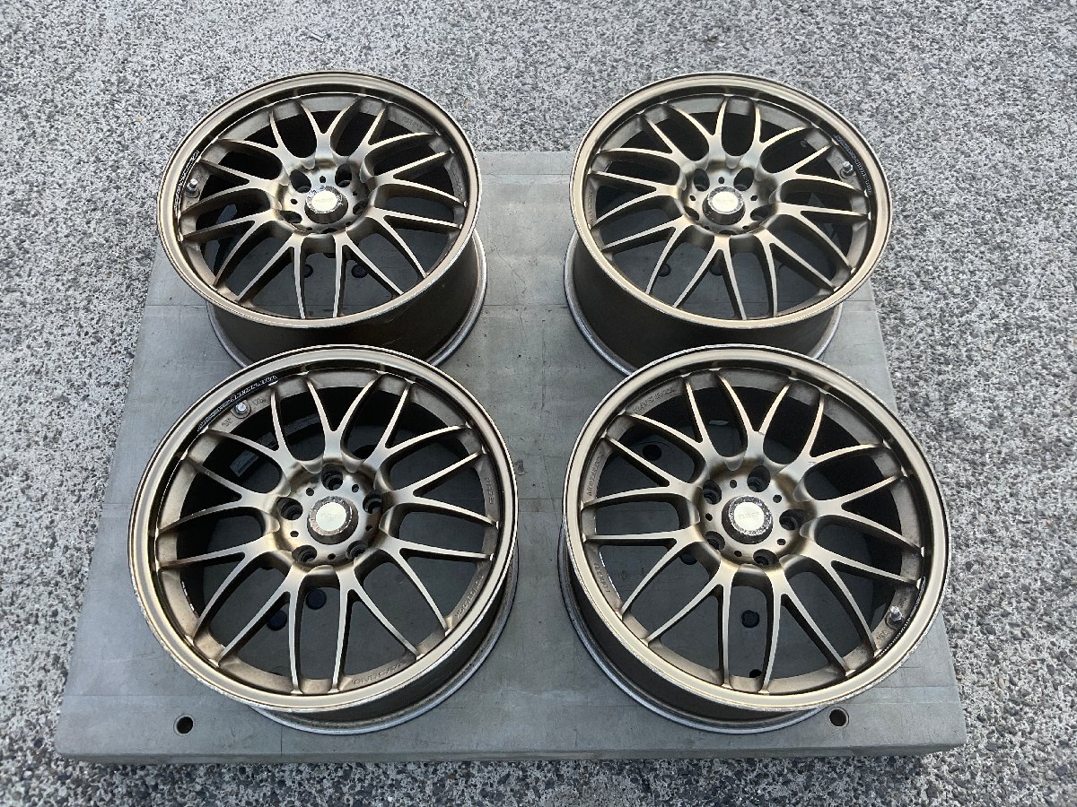 RAYS レイズ SE-37A 鍛造 18X8.5J 5H PCD114.3 OF+45 アルミホイール 4本拍卖