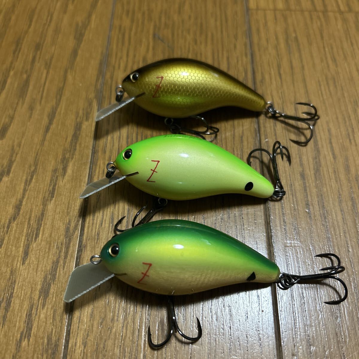 美品 メガバス megabass hand made wood z crank 21 zクランク ゼットクランク拍卖