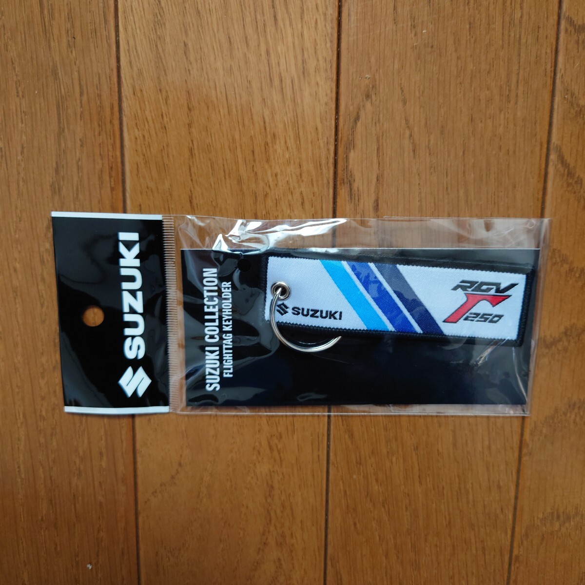 スズキ・RGV ガンマ Γ 250・フライトタグ キーホルダー SUZUKI キーリング 99000-79NK0-066 SUZUKI FLIGHT KEY HOLDER拍卖