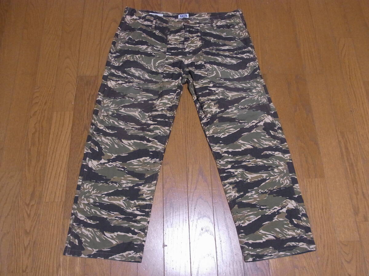510-115/訳アリ/日本製/PHERROW'S/フェローズ/タイガーカモ/タイガーストライプ/PUPT1/ベイカーパンツ/W36拍卖