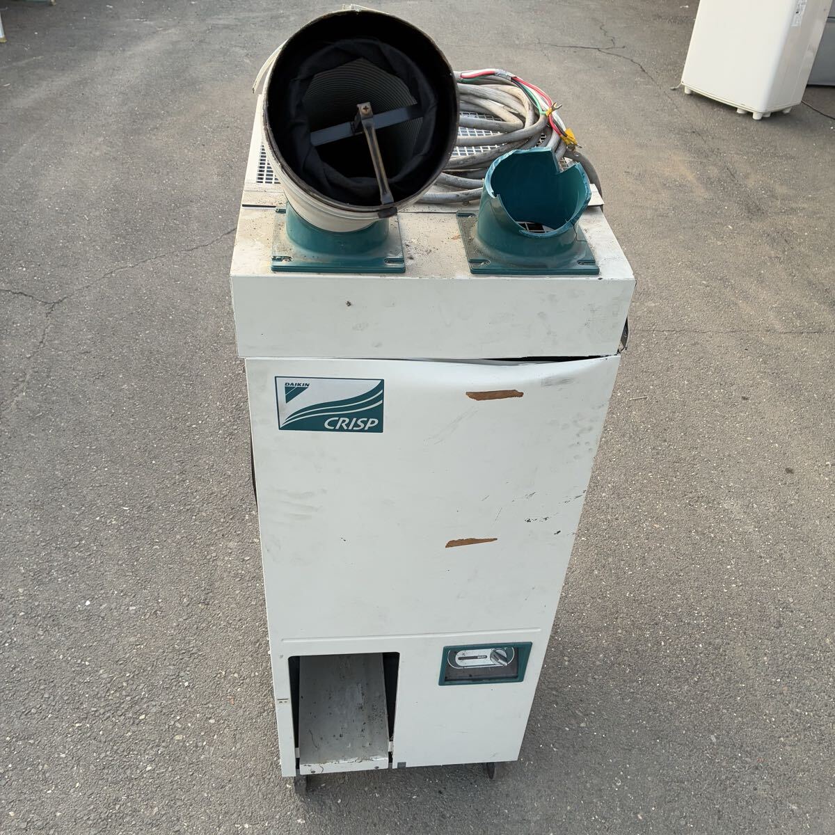 TWKI-1108-02 ダイキン クリスプ スポットエアコン2人用 2口ダクト 四相200V 首振り機能付 クーラー 冷房 冷風 DAIKIN 直接引き取り歓迎 拍卖