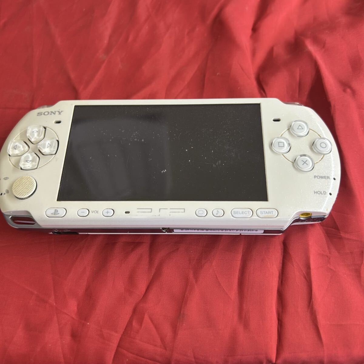 PSP-3000 SONY プレイステーションポータブル パールホワイト とーわや 111808拍卖