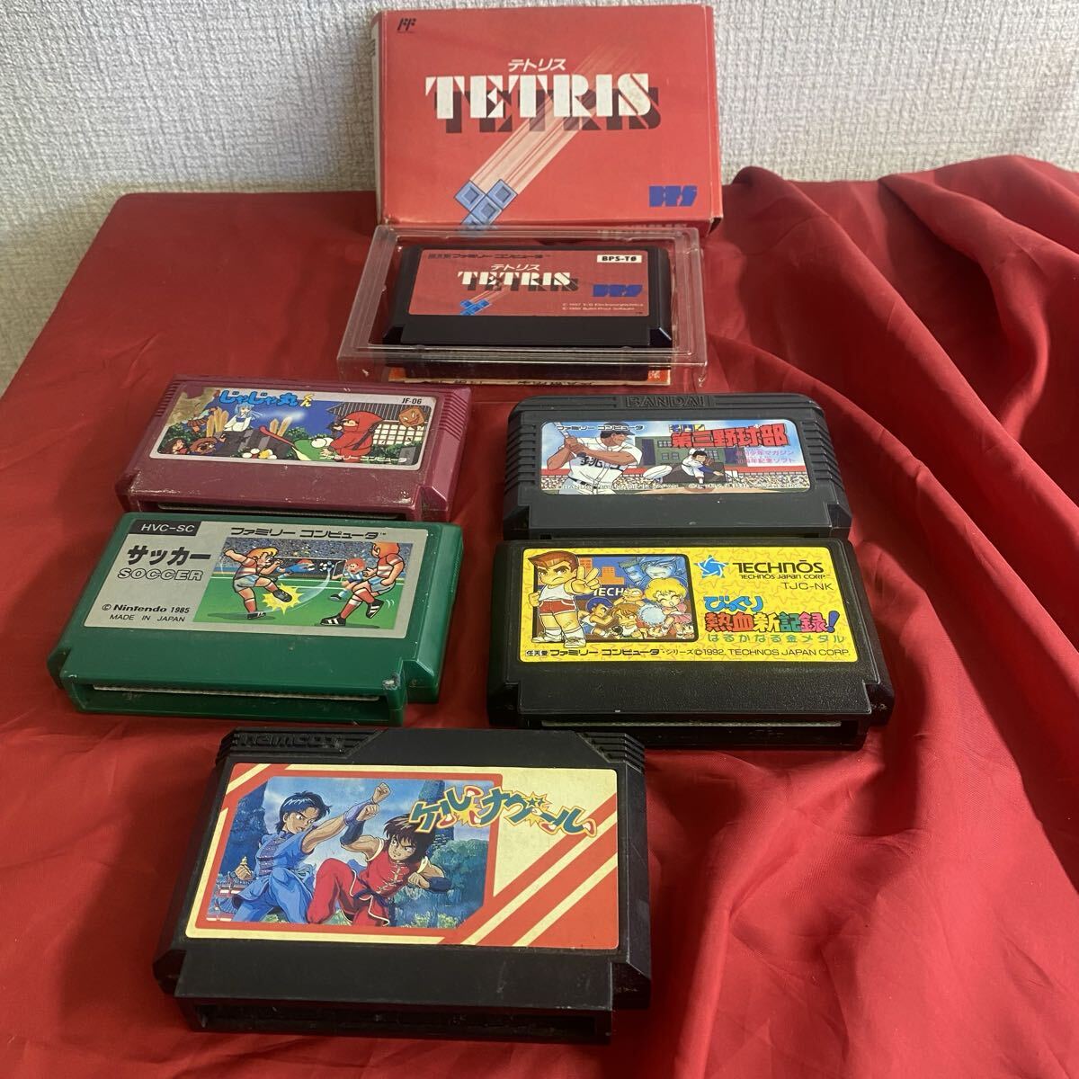 ファミコン ソフト テトリス まとめ売り とーわ 112604拍卖