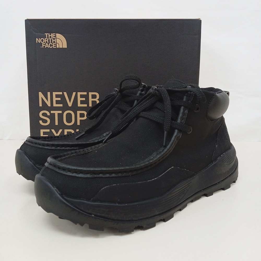 ●古5155 THE NORTH FACE ノースフェイス CORDURA Moccasin WP モカシン NF52260 US7 25.0㎝ 箱あり【76】拍卖