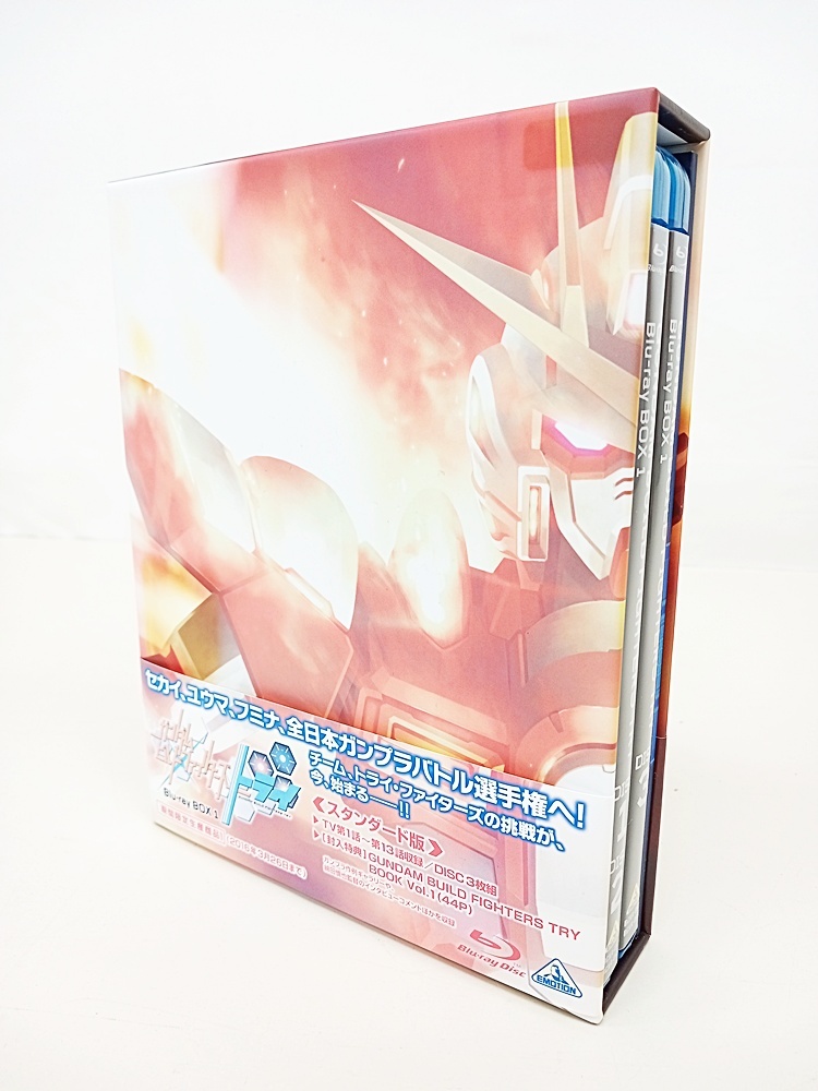 B4-2D6-792 中古☆ガンダムビルドファイターズトライ Blu-ray BOX 1拍卖