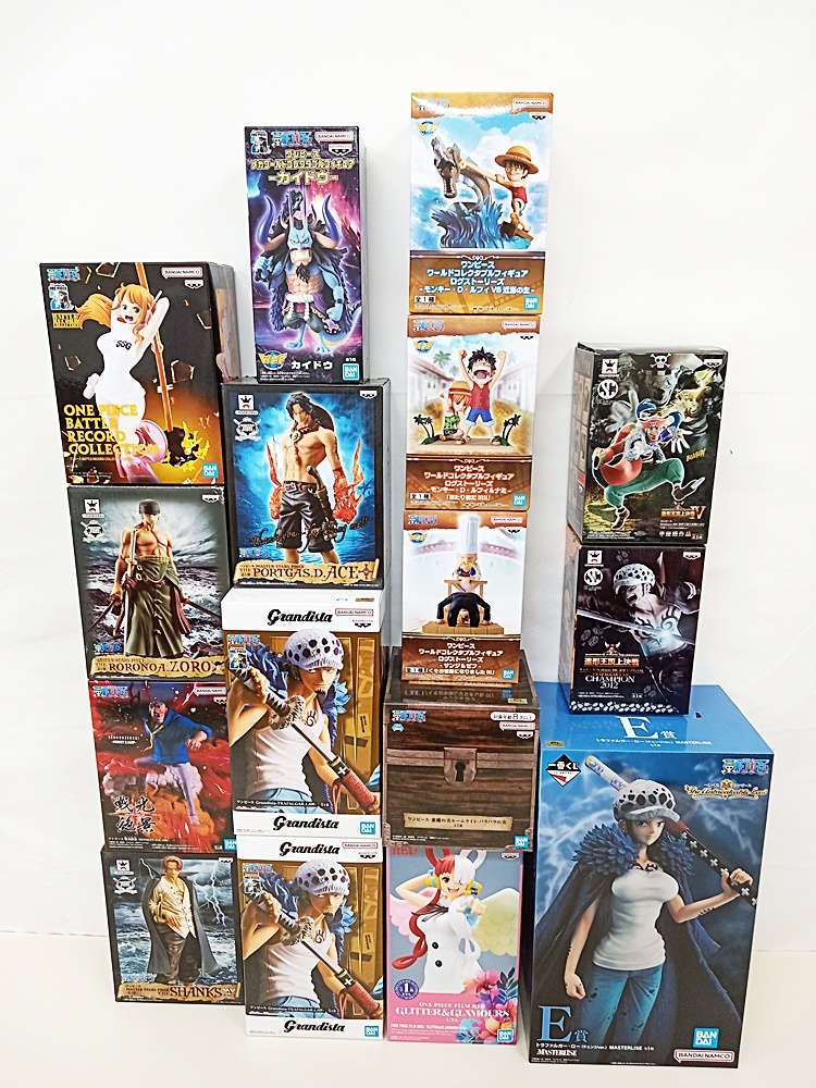 C1FM30-895☆ ワンピース ONE PIECE ロー ウタ エース ゾロ ガープ カイドウ 他 一番くじ プライズ フィギュア まとめ売り 【ジャンク】拍卖
