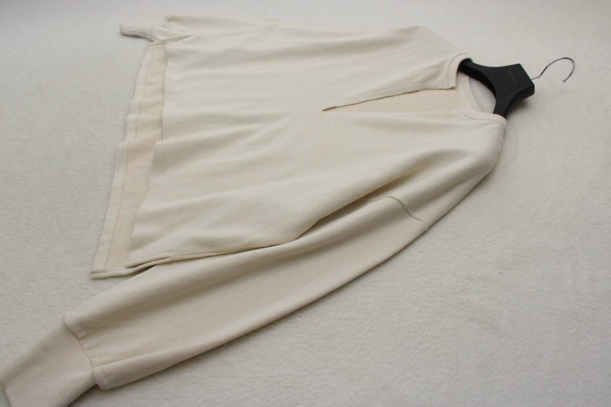 6176 新品 深キーネックトレーナー アイボリーFサイズ拍卖