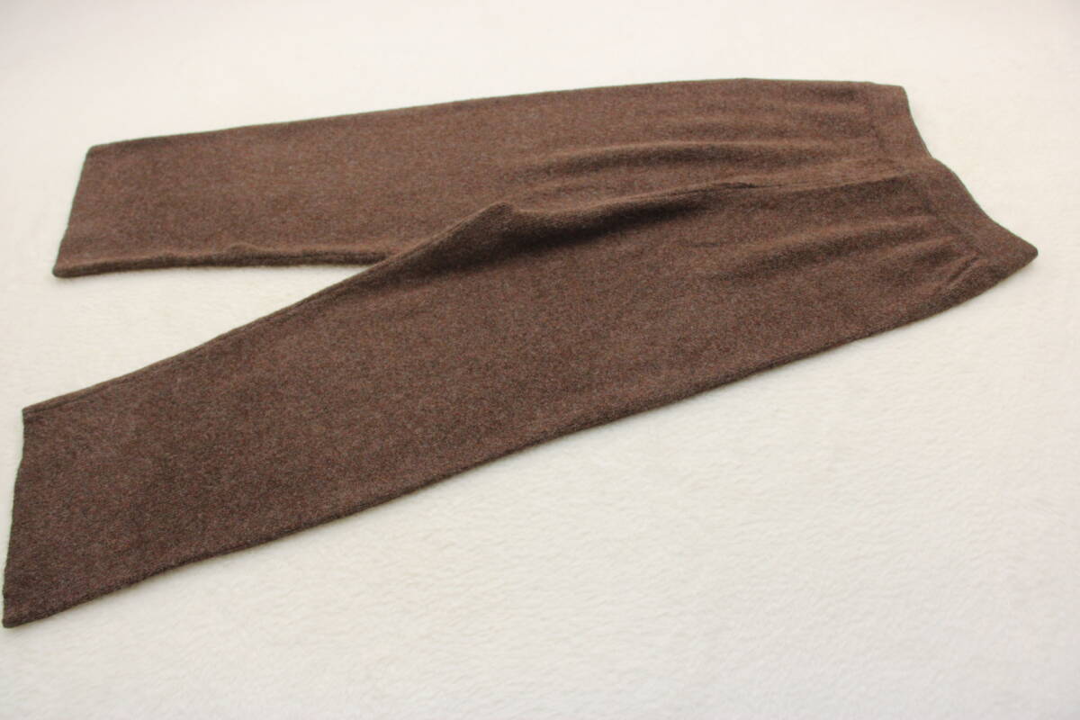 6188 新品 ウエストゴムウール混ニットパンツ拍卖