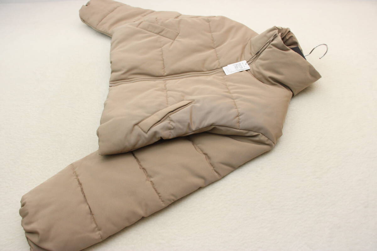 6759 新品 ショート丈中綿ブルゾン ベージュFサイズ 定価¥11,100税込み拍卖