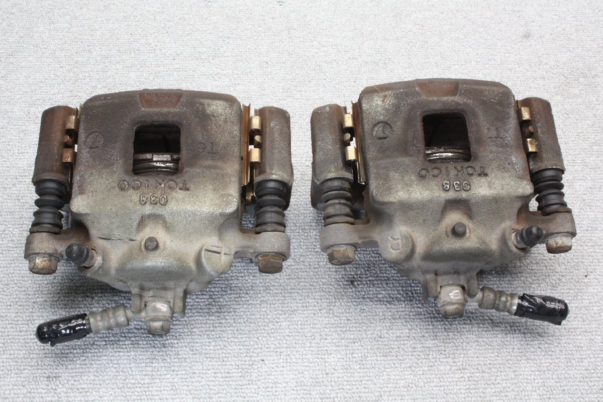 RN1 ステラ RS H22年式 103804km EN07 Sチャージャー CVT 2WD 純正 フロント ブレーキキャリパー 左右 S11N...拍卖