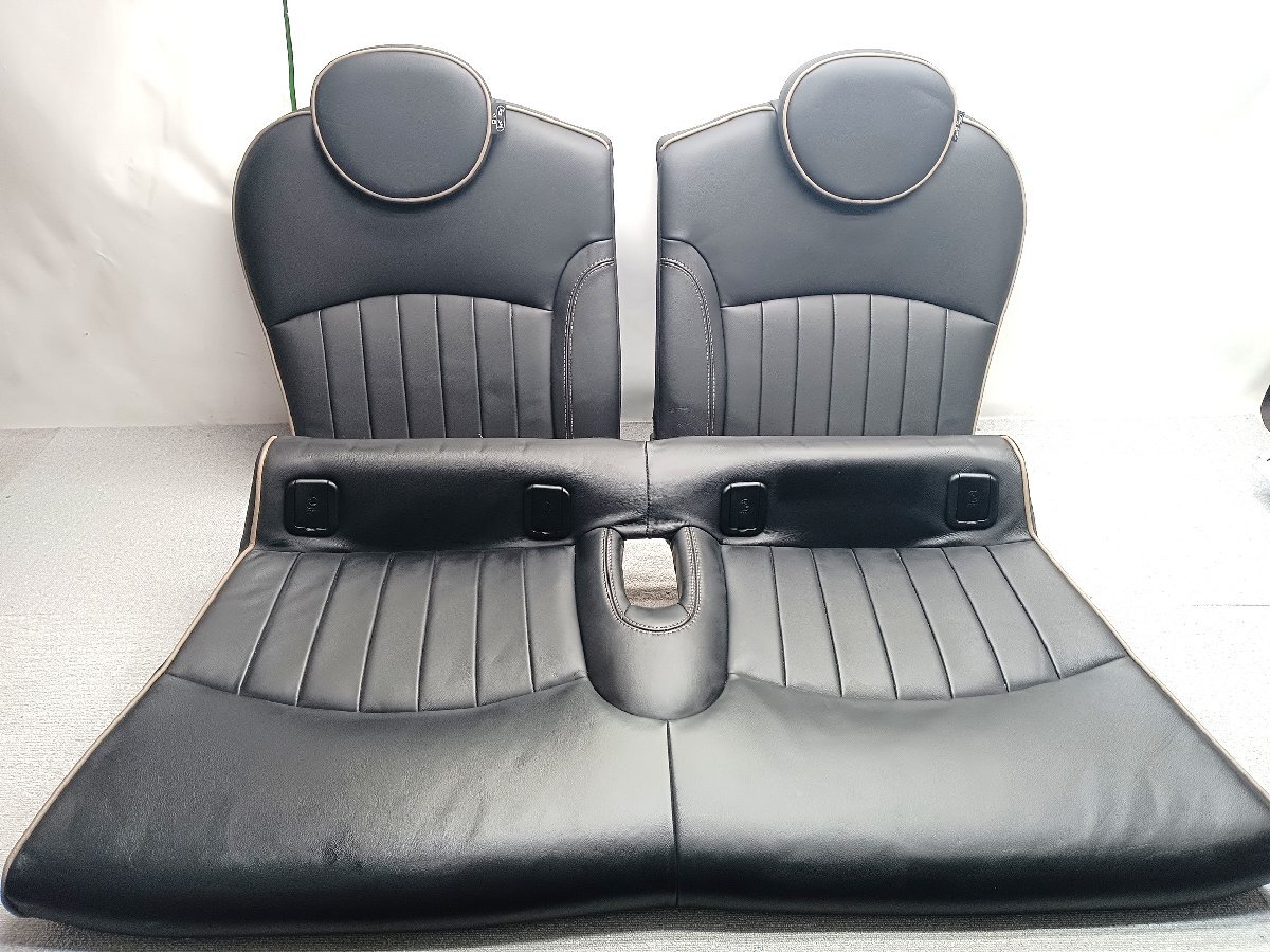 H26年 BMW MINI ミニクーパーS クラブマン ボンドストリート R55 ZG16 N18 ターボ 後席 レザー リア シート 右ハンドル車拍卖