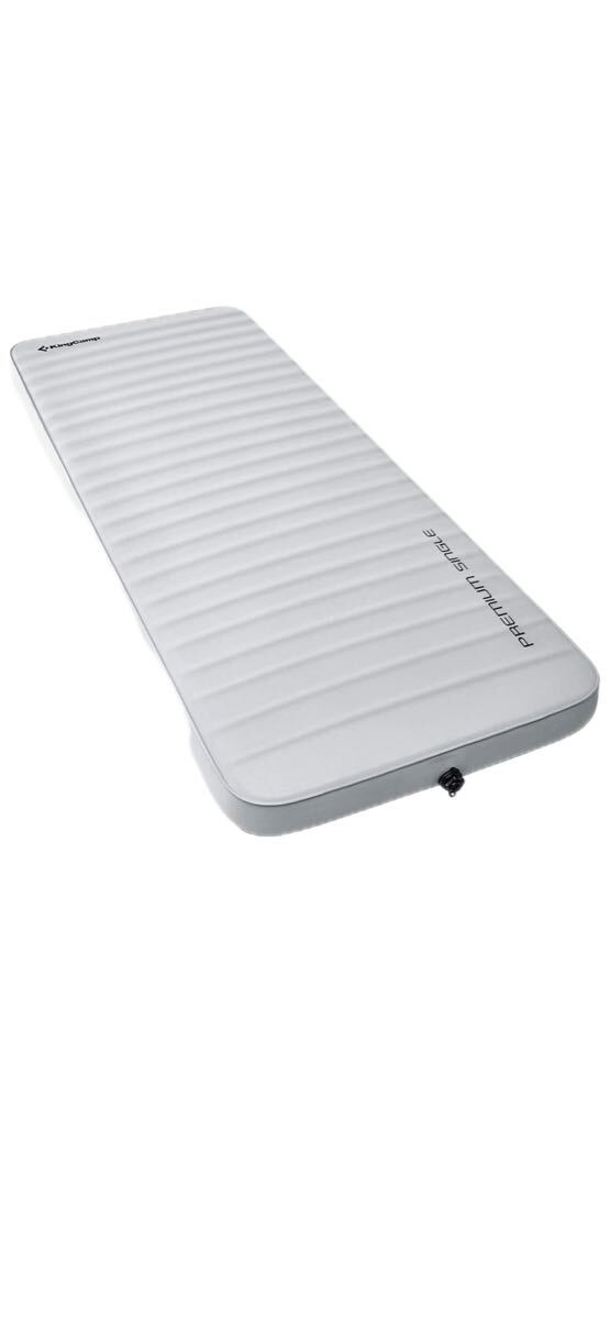 kingcamp インフレーターマットキャンプ エアーマット幅76CM ライトグレー拍卖