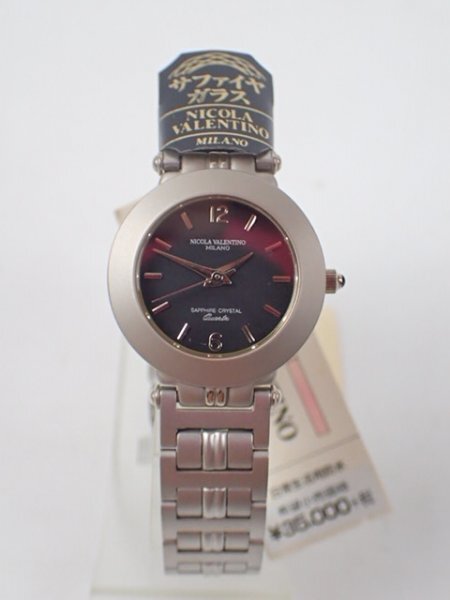 m3454 / 未使用 NICOLA VALENTINO ニコラバレンチノ MILANO NVL-603 クォーツ QZ レディース 腕時計 現状品 動作未確認拍卖