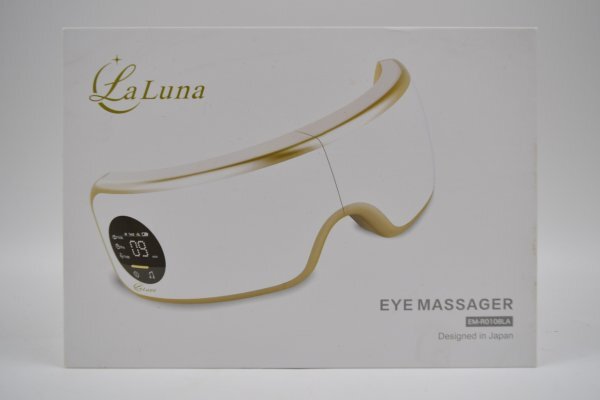 h164 / LaLuna EYE MASSAGER ラルーナ アイマッサージャー EM-R0108LA 目元エステ 美容機器 煌めきゴールド 美品 現状品拍卖