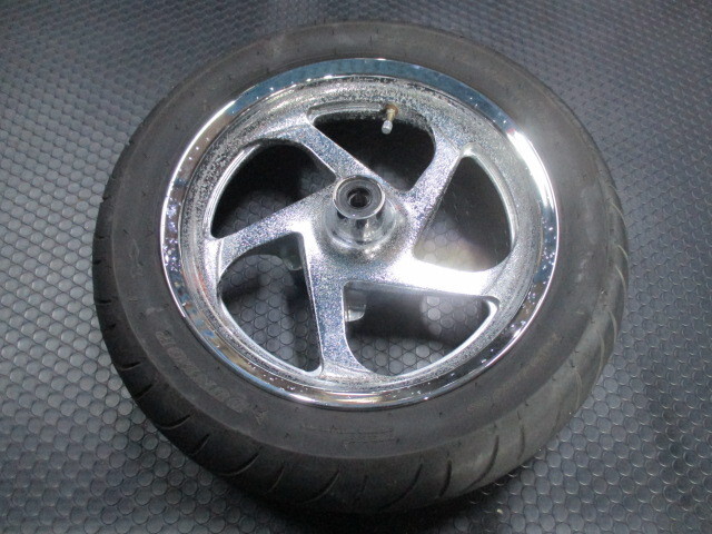 グランドマジェスティ250(SG15J)用★メッキ加工済み★フロントホイール&タイヤ付き★カスタムホイール【K10191】拍卖