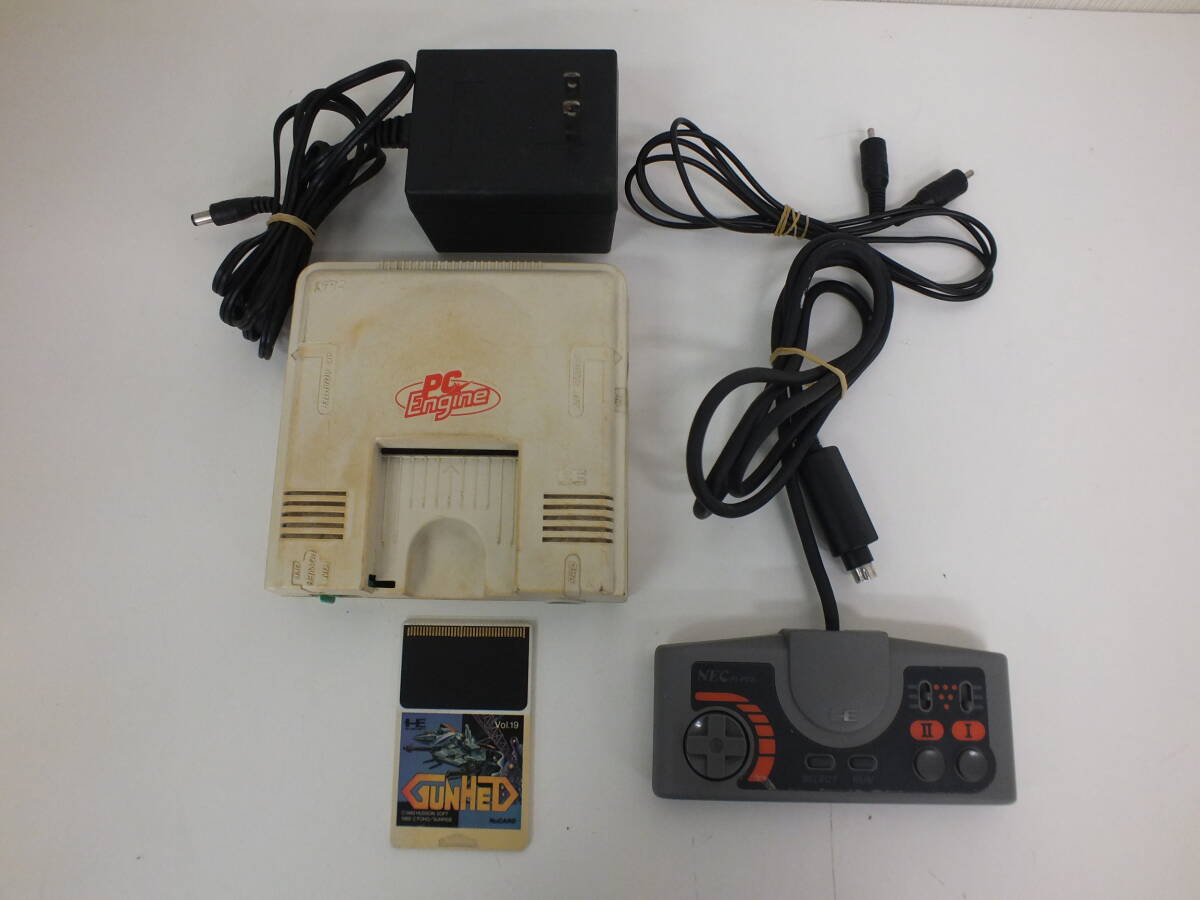 PCエンジン 本体 NEC Pl-TG001 コントローラー ソフト ジャンク 激安1円スタート拍卖