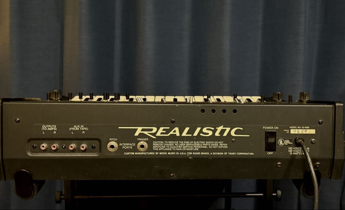 MOOG MG-1 Realistic Concertmate MG-1 シンセサイザー 拍卖