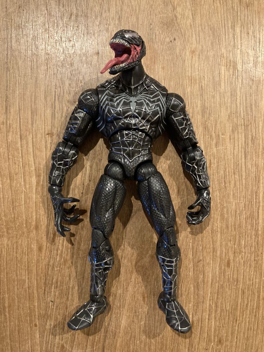 現状品 ハズブロ 6インチ スパイダーマン3 ヴェノム エディブロック マーベルレジェンド ゲーマーバース トイビズ 拍卖