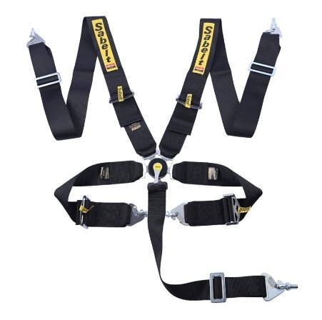 サベルト sabelt 車安全ベルト 5点レーシングシートベルト カーシートベルト 3インチ ブラック AT0052-7★最安値処分拍卖