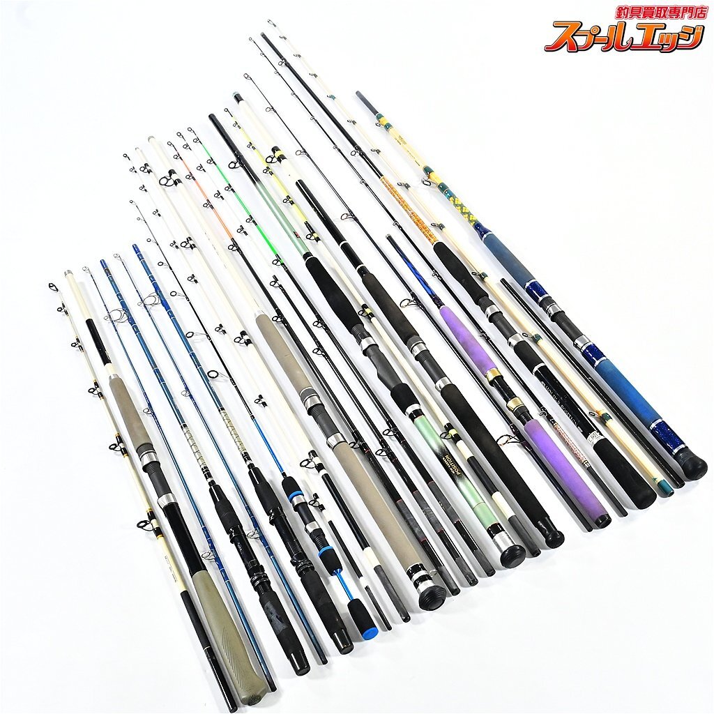 ★船竿 豪華10本セット アドベンチャー真鯛 スペシャリスト胴突船 ARセイバー スーパーカーボイカ アジテック電動ビシ エンターソルト等★拍卖