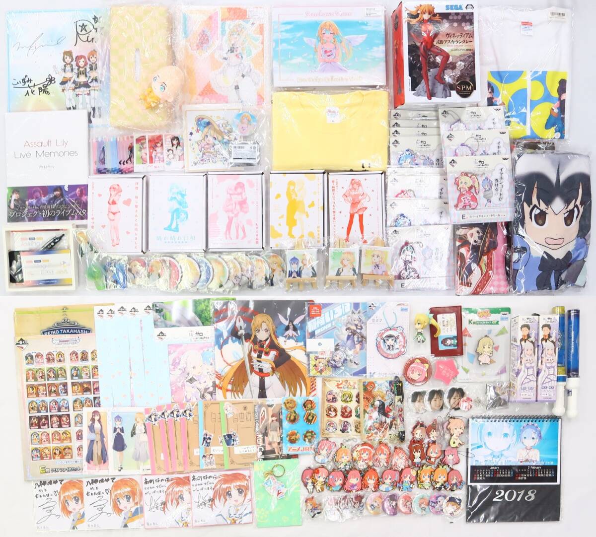 a440/【未検品】/大量まとめ/【同梱不可】/男性向け作品グッズ/ぶいすぽっ!/わたゆり/五等分の花嫁/リゼロ/天川はの/稲荷いろは/付録/他拍卖