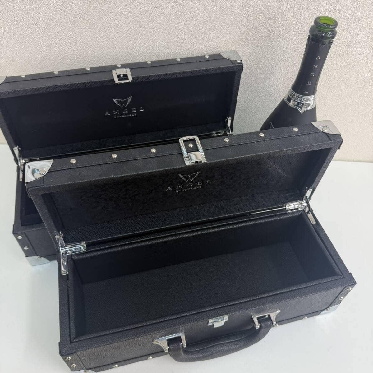 【S1116】エンジェル ブラック 空き箱 空き瓶 おまとめ セット レザー 現状品 コレクション 拍卖