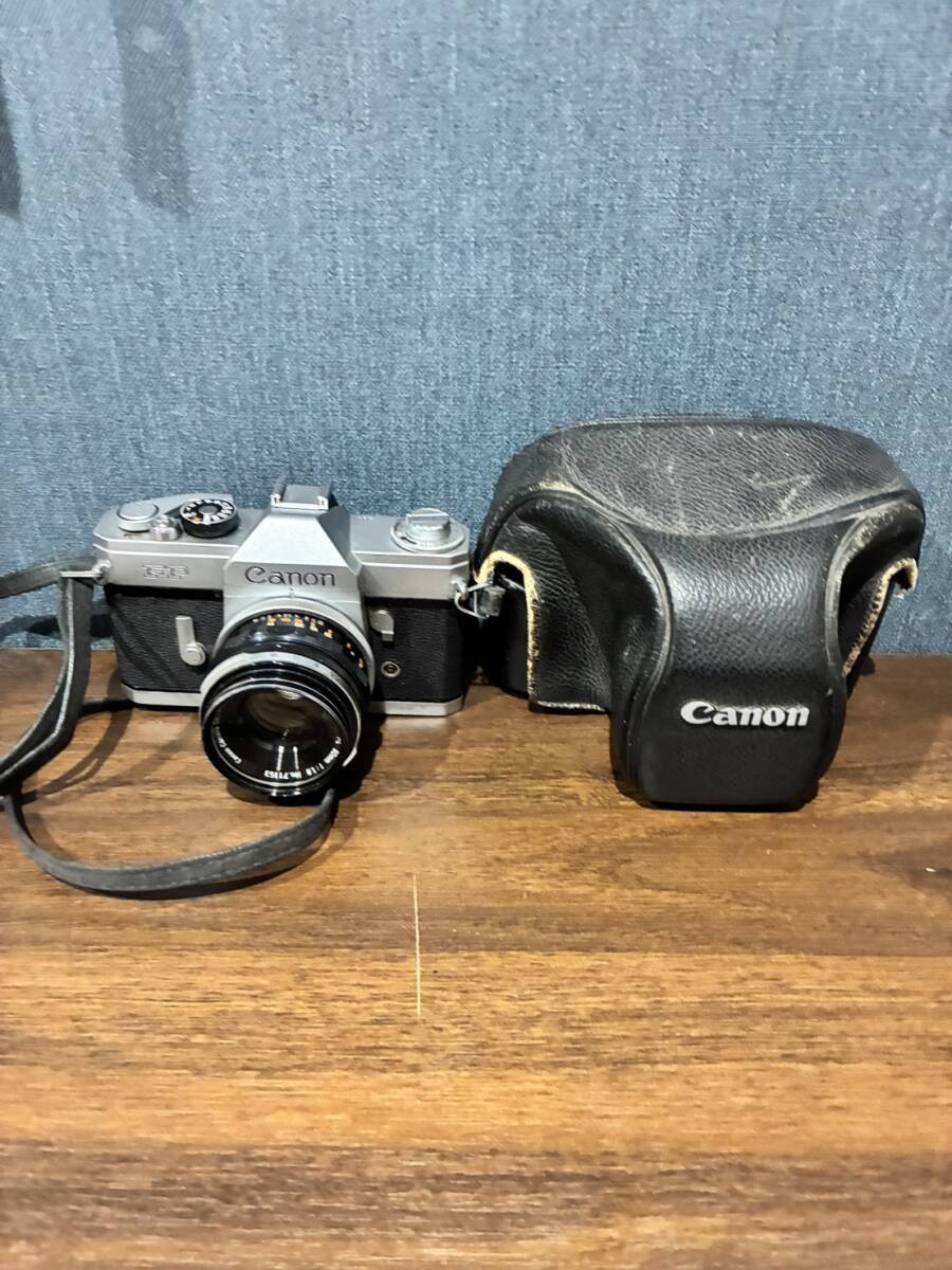 【TSS1109】 Canon FPレンズ付き 50mm 1:1.8 動作未確認 ジャンク カメラ コレクション拍卖