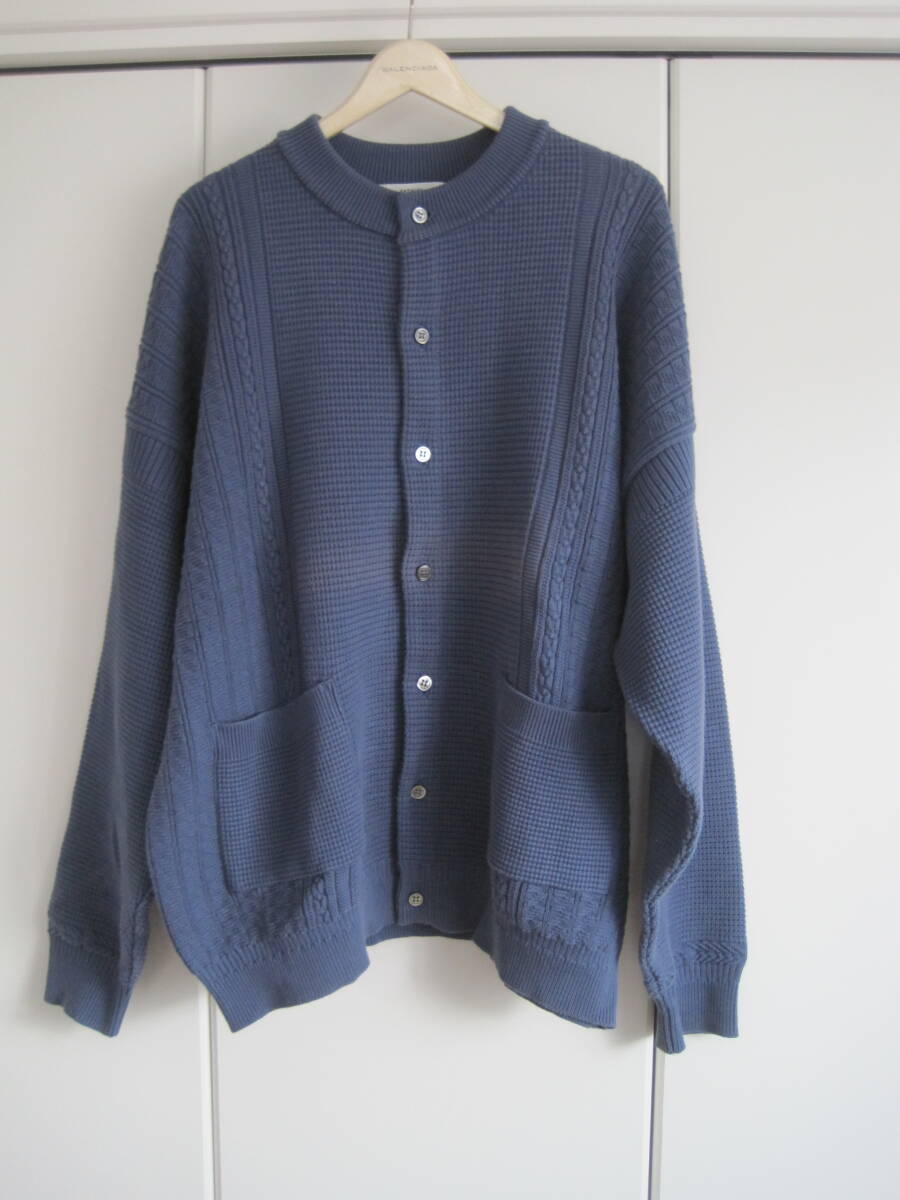 日本製 YASHIKI ヤシキ コットンニット ビックシルエット ドロップショルダー カーディガン 2拍卖