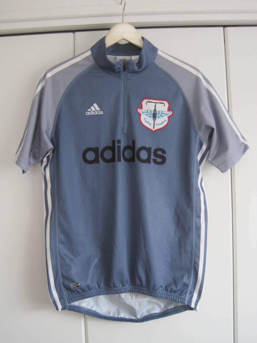 ADIDAS アディダス 半袖サイクルジャージ サイクルシャツ CLIMALITE M アメアスポーツ拍卖