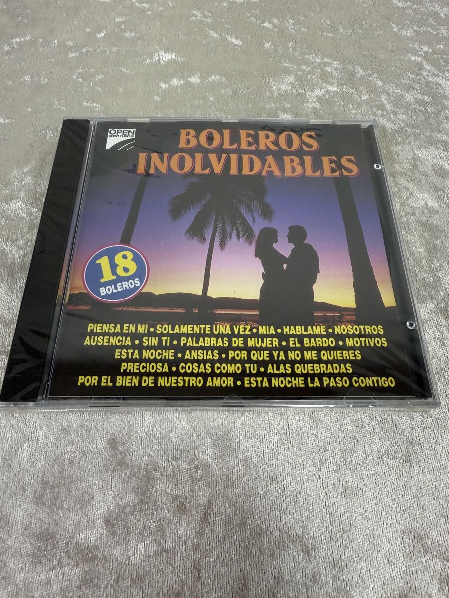 新品 未開封 CD BOLEROS ボレロ / INOLVIDABLES / オムニバス18曲収録 哀愁 1992年リリース デッドストック 名曲 AUSENCIA 収録拍卖