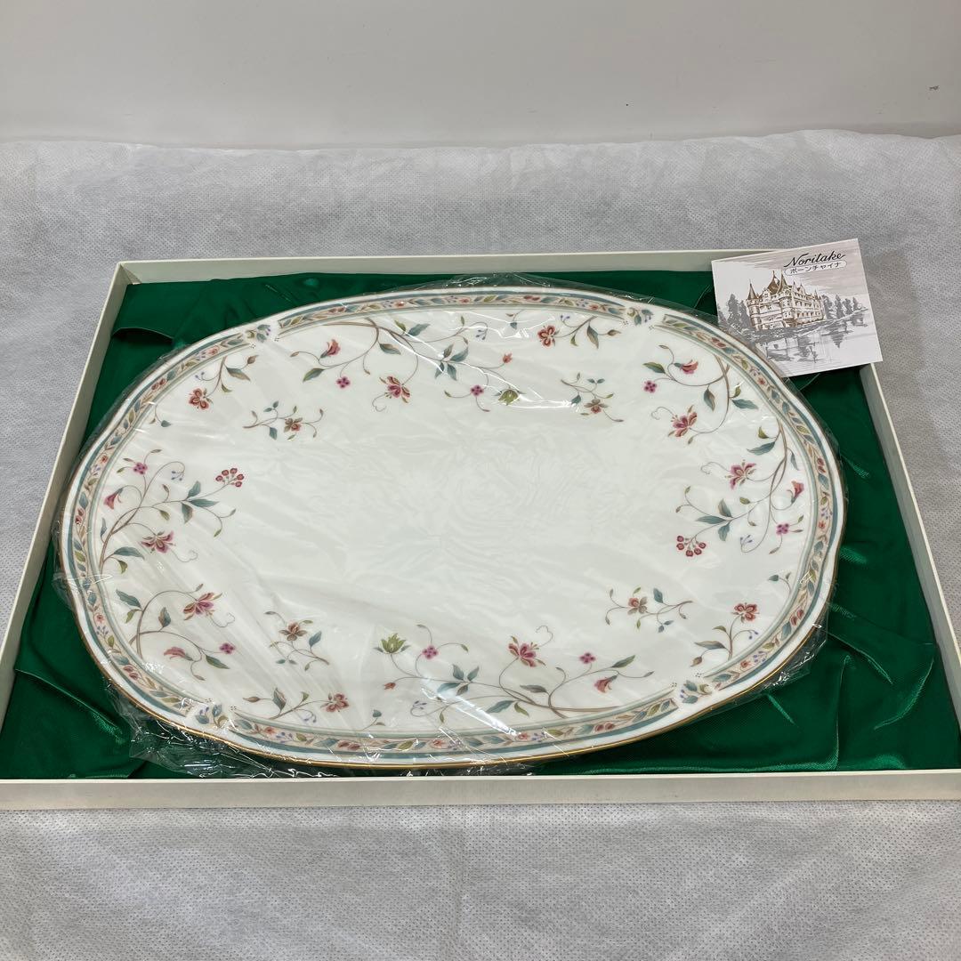 O-1763 【新品未使用】Noritake 未使用花柄 アンティーク 花更紗 花柄 金彩拍卖