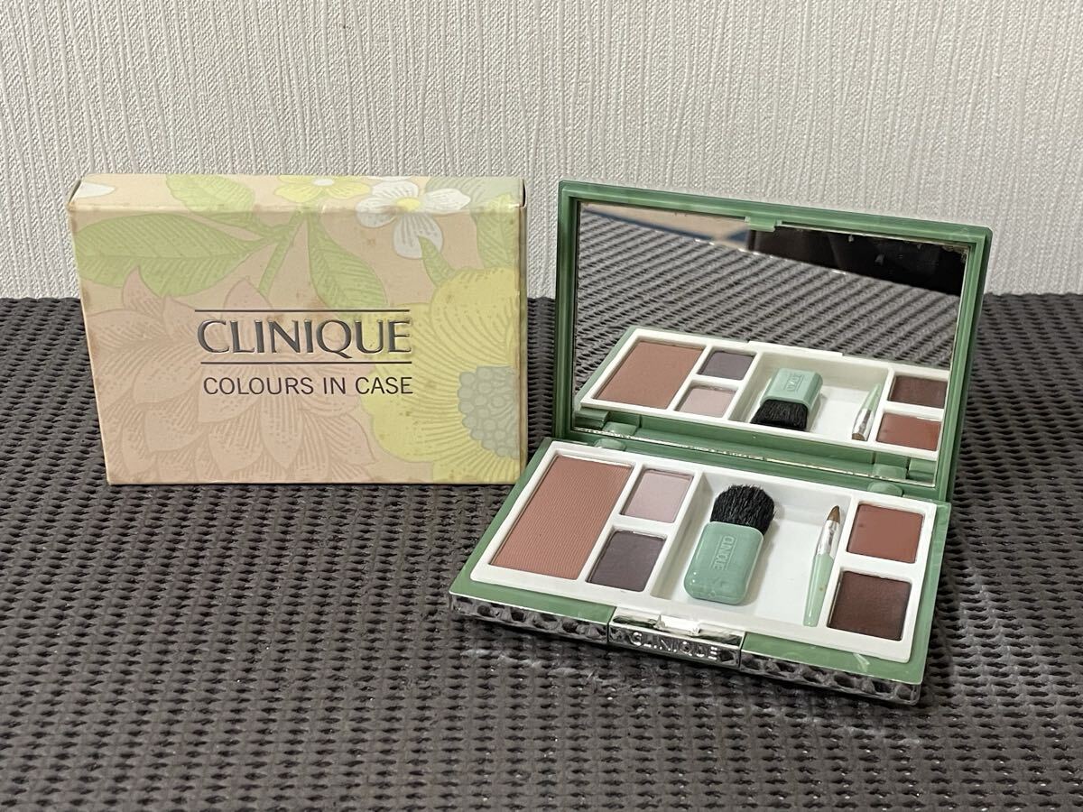 N5K036◆新品同様◆ クリニーク カラーインケース チーク アイシャドウ 口紅拍卖